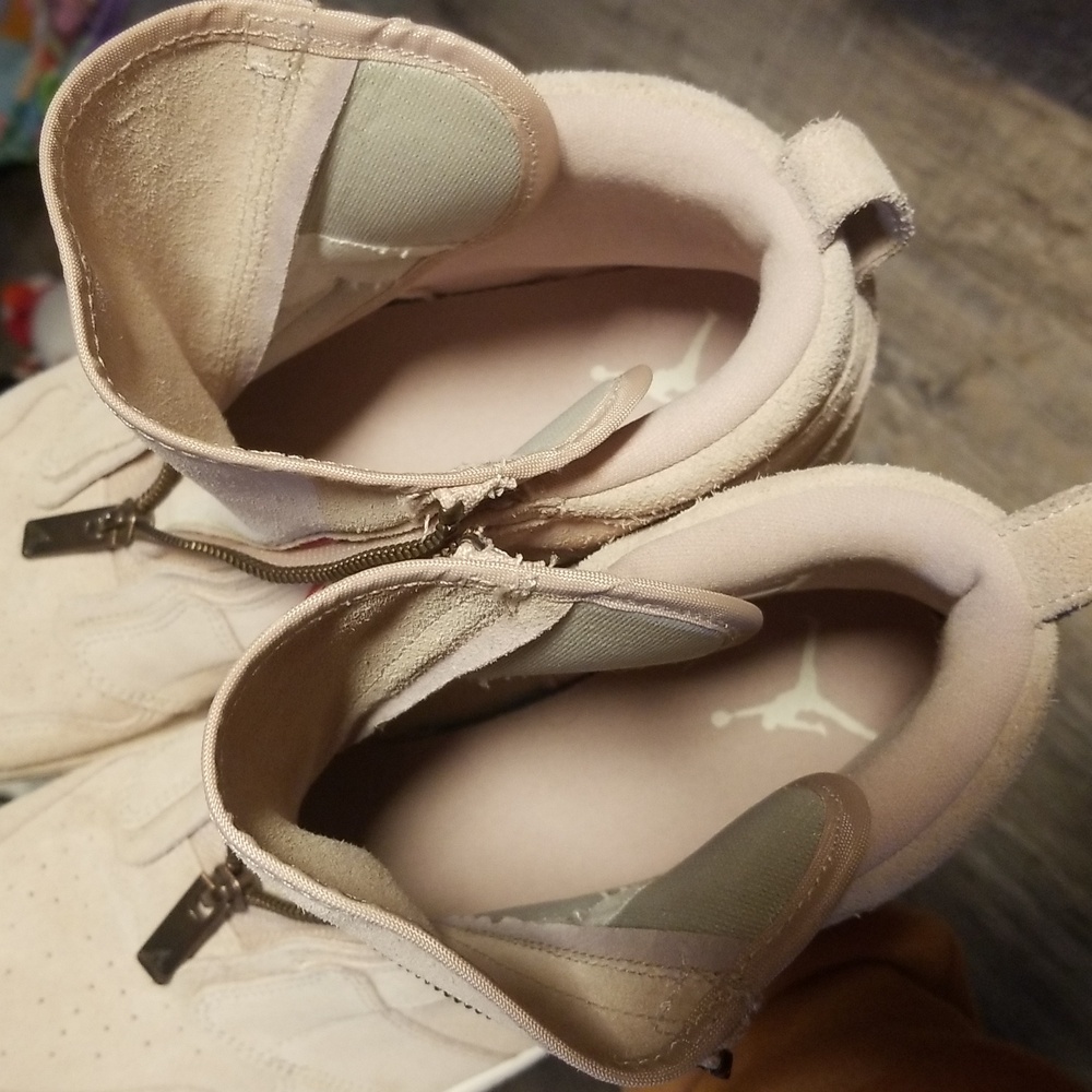 NIKE Air Jordan 10 Women Hightop Balarina Pink Suede Zip up EXCELLENT condition - Picture 15 of 17